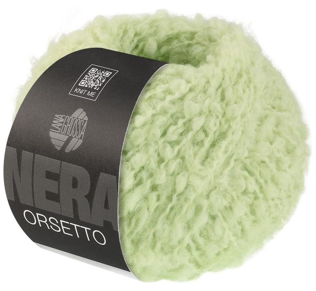 Lana Grossa - Orsetto 0010 weißgrün Produktbild 
