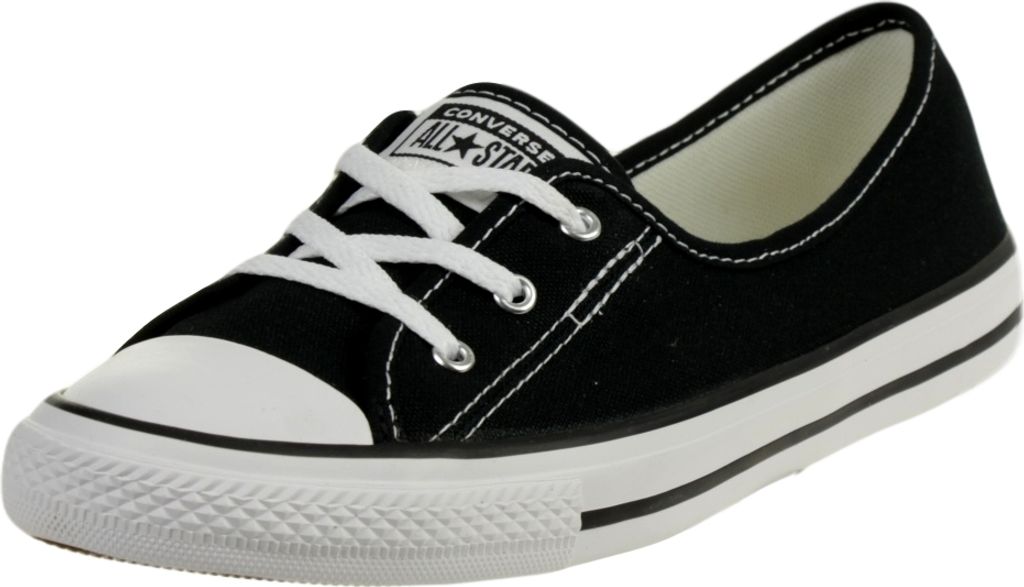 Converse CTAS Ballet Lace Slip Damen Schuhe Ballerinas Chucks Sneaker 566775C Schwarz, Schuhgröße:37 EU