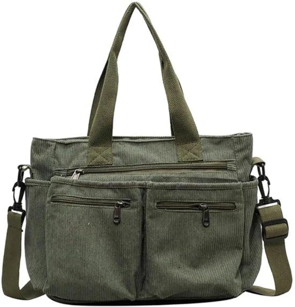 Sac à main velours côtelé léger anti-douleur épaule pour femme