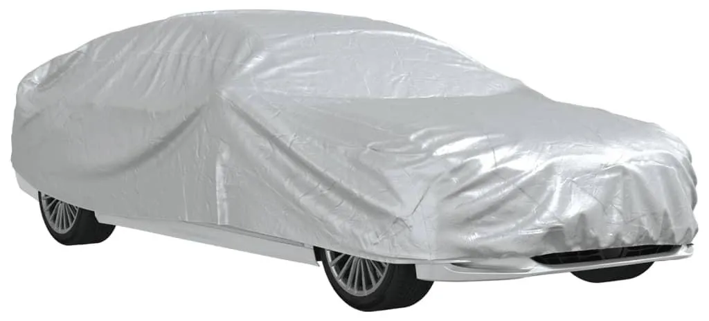 Bâche voiture limousine XXL vidaXL Argentée contre UV et rayures