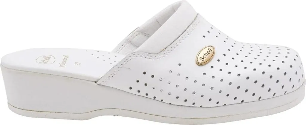 Sabots infirmière Scholl Clog Backguard blancs pointure 38