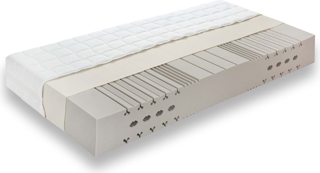 Betten-ABC Mammut 7-Zonen-Kaltschaummatratze für Seitenschläfer, Härtegrad H2 bis H5, Größe: 140x200, Härtegrad: H4