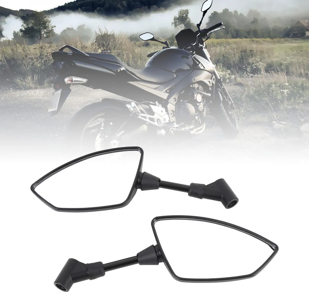 Rétroviseur Moto Incassable et Réglable à 360° Vision Large M8 M10