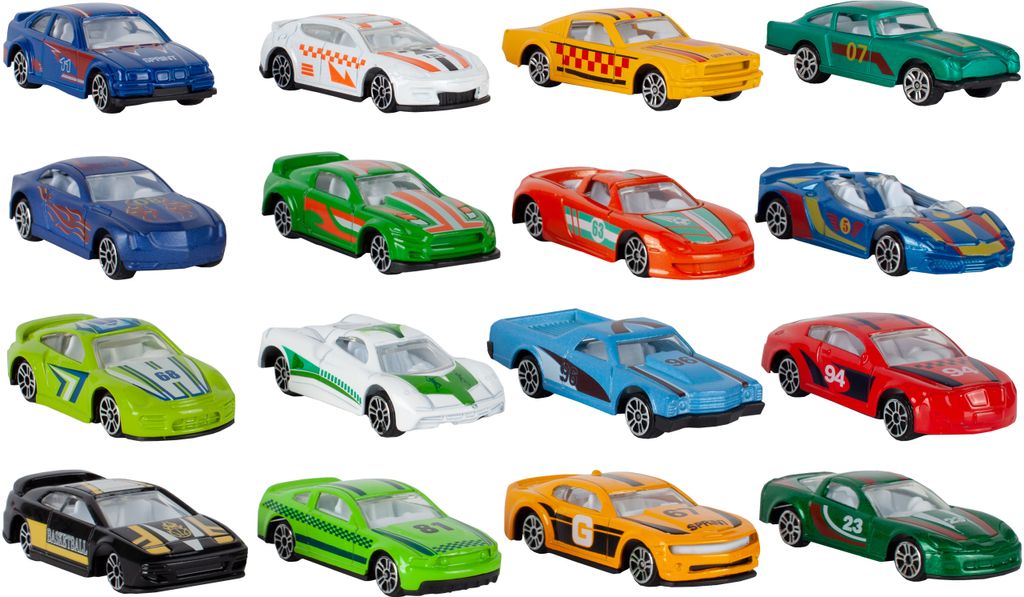 Mini-Auto-Set, 6 Stück, Spielzeugautos Aus Metall & Kunststoff – Kleine Rennautos Für Kinder, Robust, Sicheres Design, Fördert Kreativität