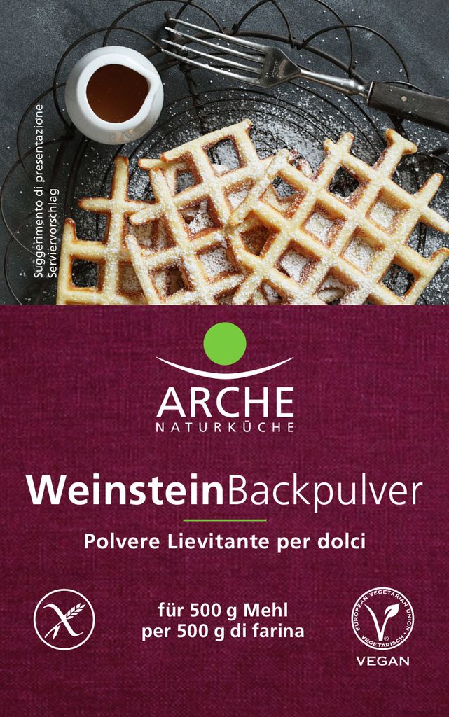 Arche Naturküche - Weinstein Backpulver 3er - 15x3St