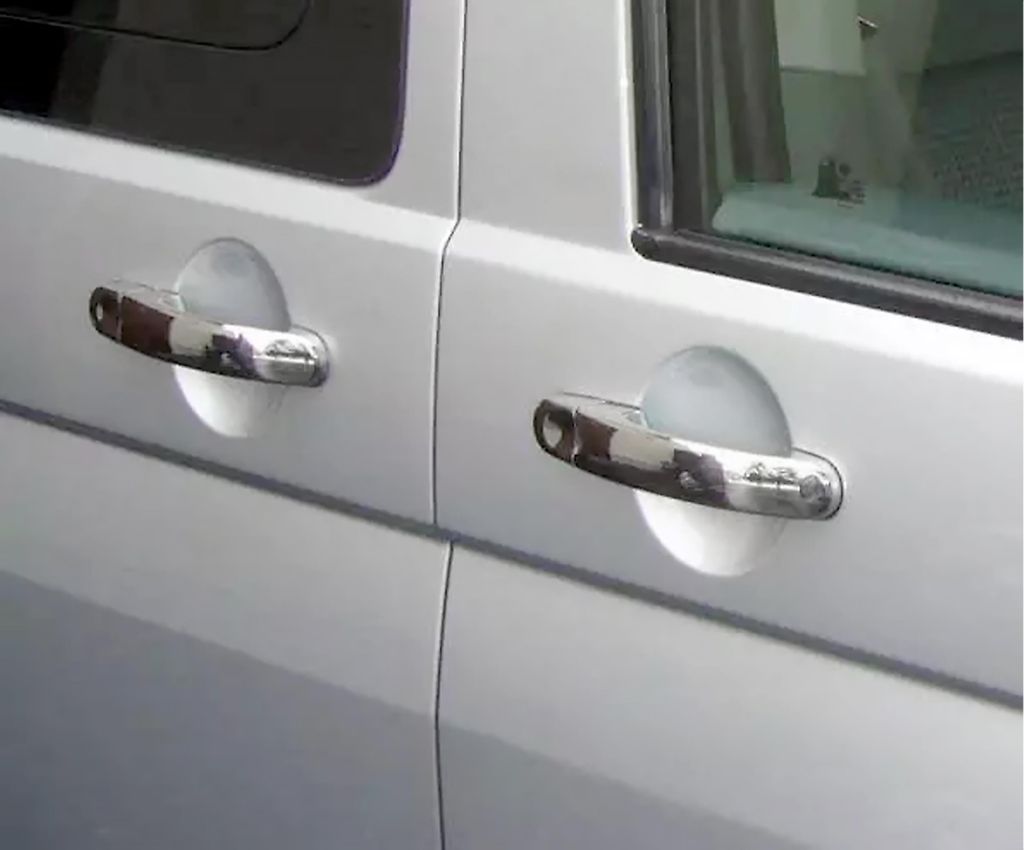 Recambo Chrom Türgriff Blenden Edelstahl kompatibel für VW Caddy 2K | Touran 1T | BJ 2003-2015