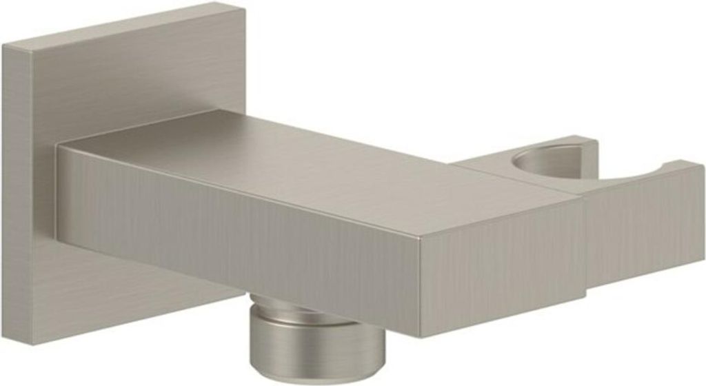 V&B Handbrausehalter Universal Showers eckig, Wandmontage, brushed nickel black