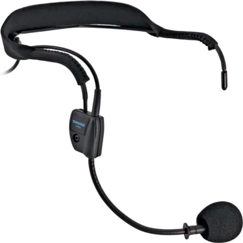Shure WH20 Dynamisches Headset -Mikrofon (Wired) - robuste, leichte, sichere Passform für aktive Mikrofonbenutzer, Ausbilder/Musiker, XLR -Anschlu...