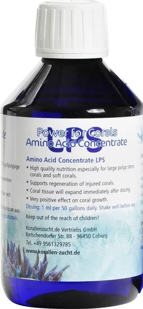 Acides aminés pour coraux LPS Corail Culture 100ml - Formule complète