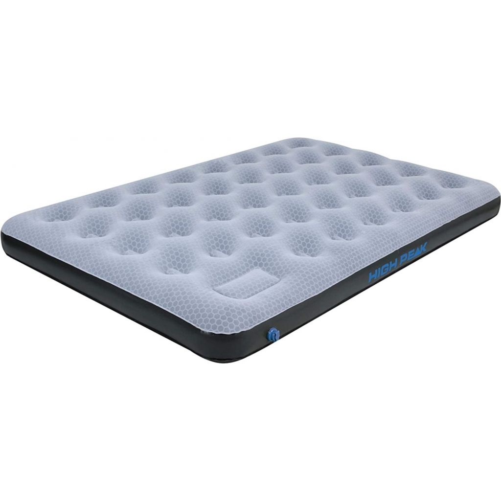 High Peak Air bed Double Comfort Plus 40025 - Luftbett - Doppelbett - grau/blau