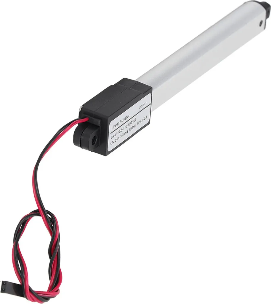 Vérin Électrique Miniature 12V 100mm Étanche avec Moteur Intégré Silencieux