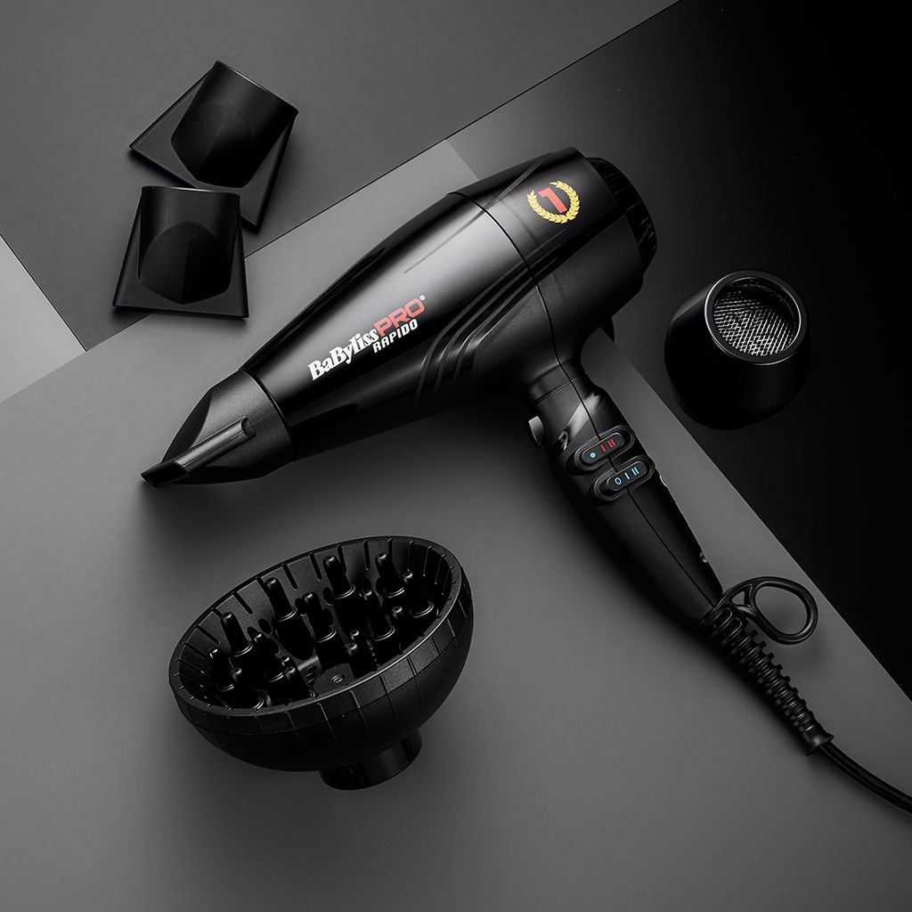 BaByliss Suszarka do włosów Pro Rapido czarna Schwarz Zdjęcie produktu 5