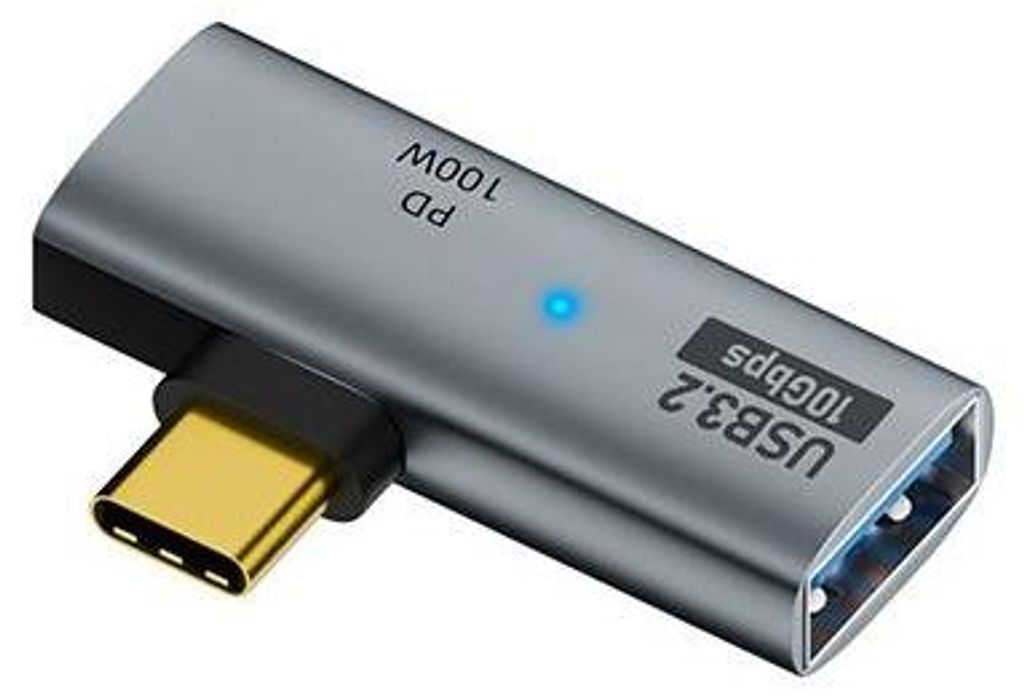 INF Adaptateur USB-C 2-en-1: USB et Charge PD 100W Image du produit 