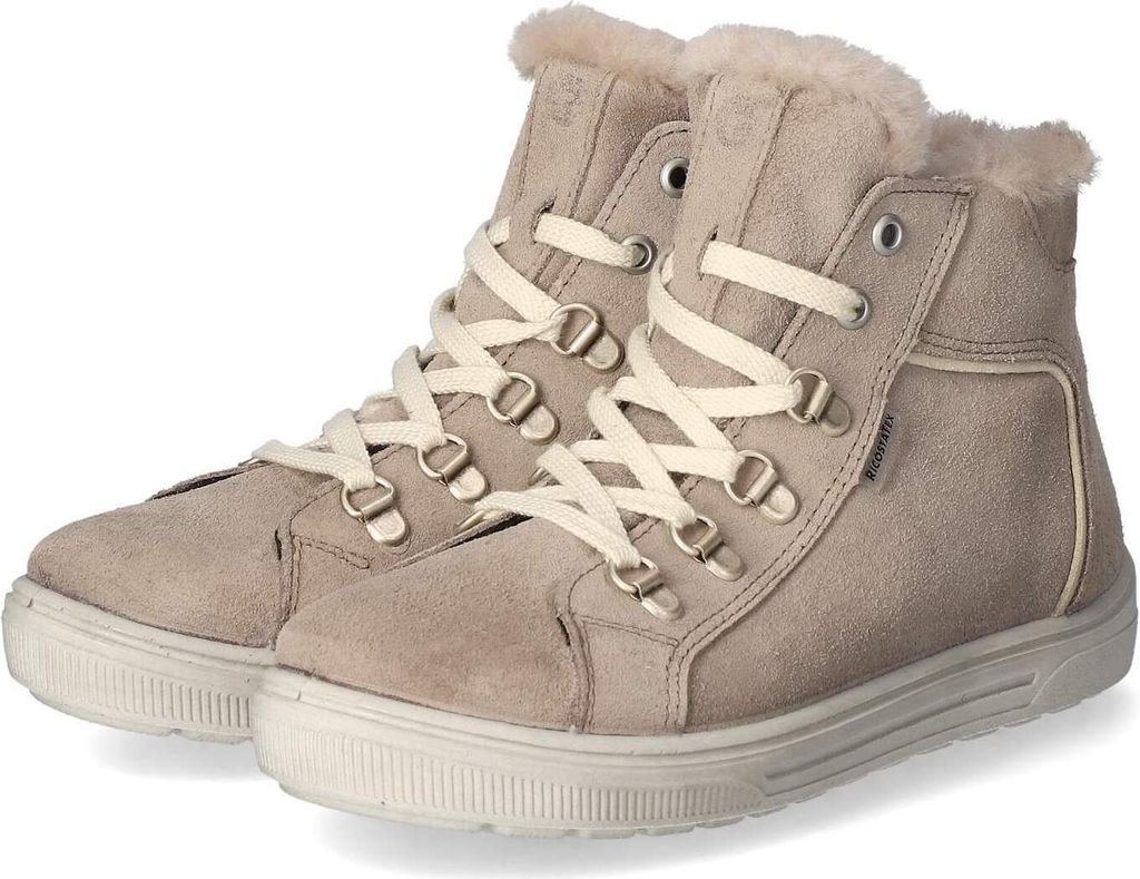Ricosta Schnürstiefeletten MAREN Kinder Rauleder Taupe Größe: 31