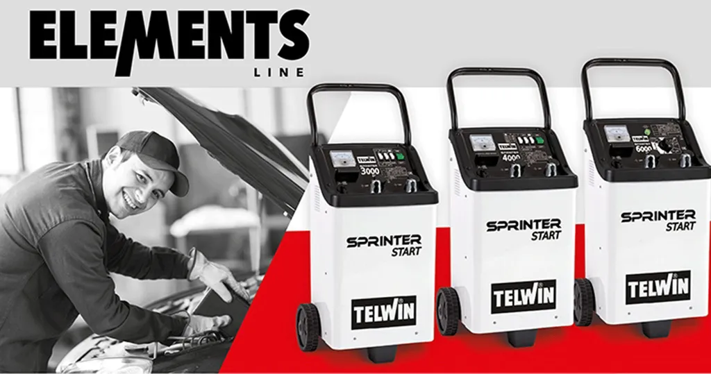 Chargeur de batterie de forte capacité Telwin Sprinter 3000 12V/24V