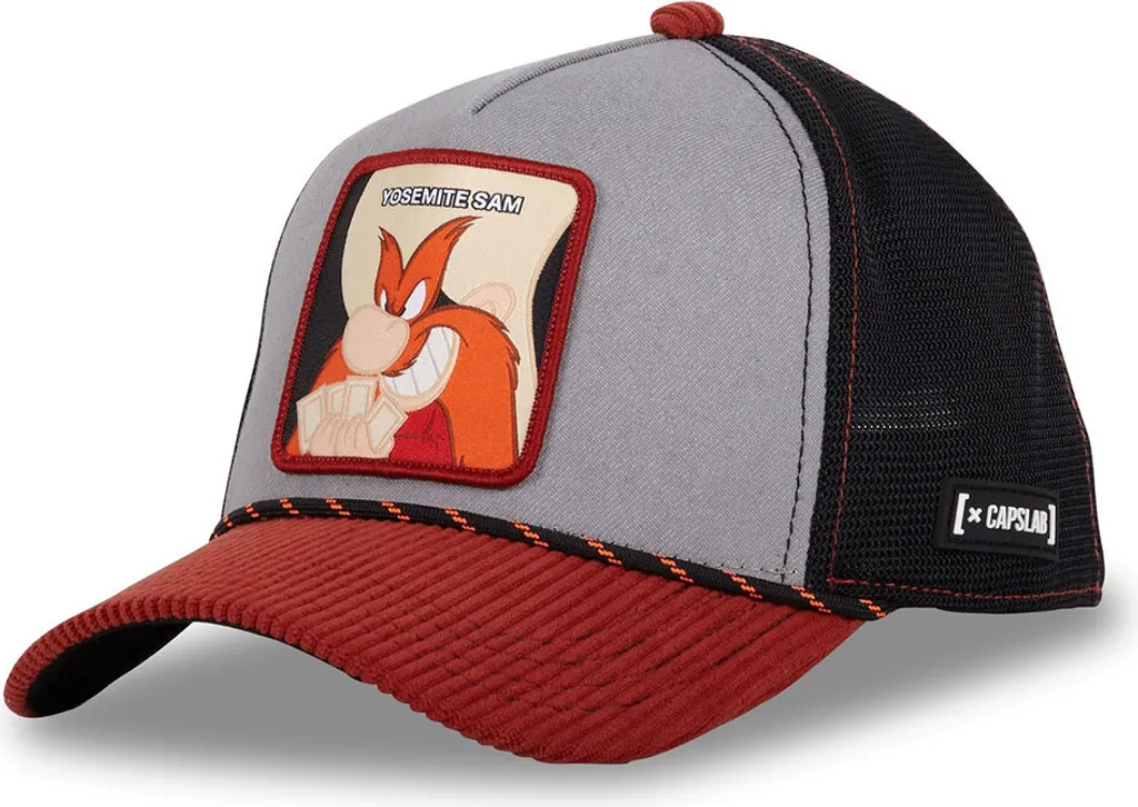 Casquette Capslab Loo10 Samoa Grise - Modèle Looney Tunes pour Homme