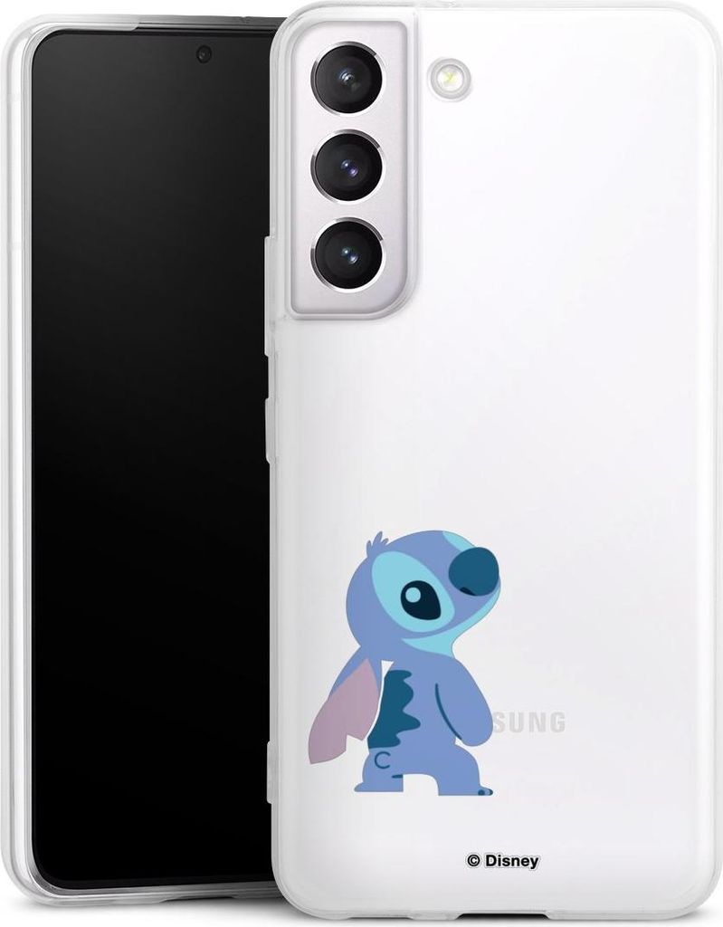 DeinDesign Slim Hülle für Samsung Galaxy S22 Silikon Case Ultra Dünn Handyhülle Disney Fanartikel Lilo & Stitch