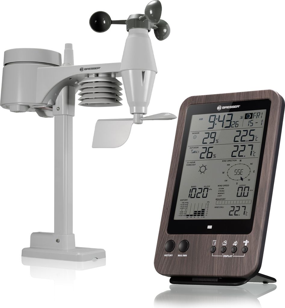 stazione meteo Centre 5-in-1 WTW 19 cm 2 pezzi nero Immagine del prodotto 