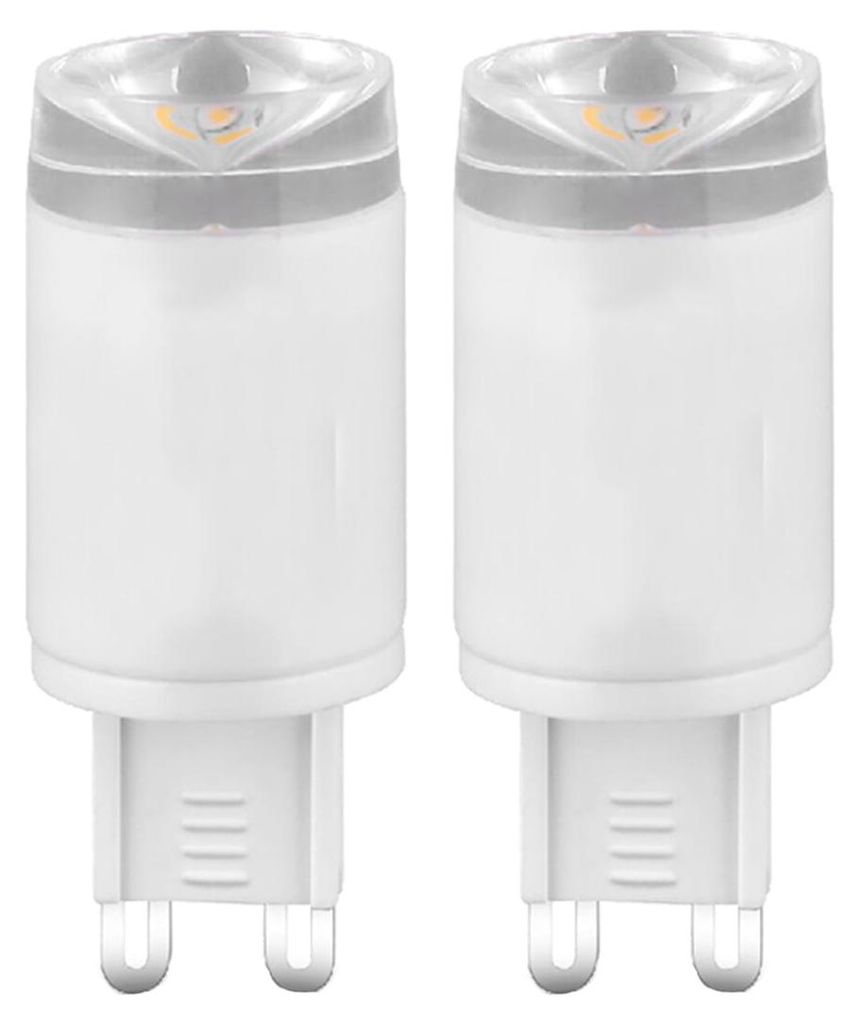 Kobi LED-Lampe G9 3W - 285lm - 3000K - 230V - Für Wand-, Schlafzimmer- oder Deckenleuchten - G9-Sockel - 2 Stück