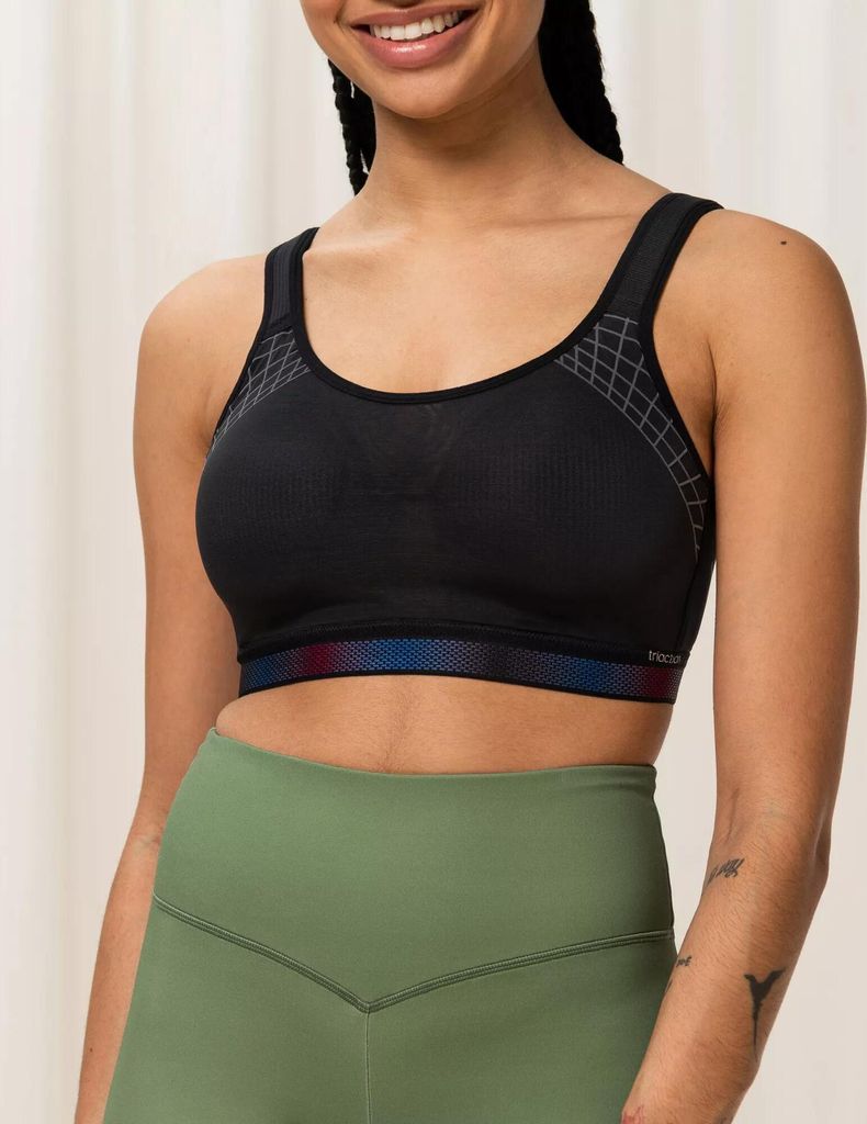 Triumph Damen Sport-BH Triaction Cardio Flow - BLACK - Größe 70F