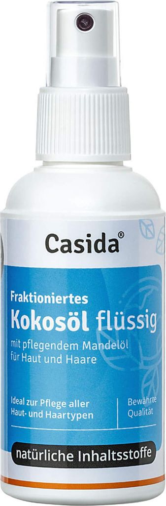Casida Kokosöl flüssig für Haut und Haare, 100 ml Öl