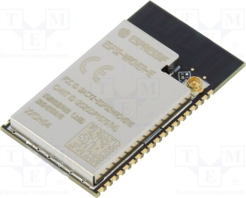 1x Modul: IoT extern Bluetooth Low Energy,WiFi SMD 18x31,4x3,3mm ESP32-W-IE (8M)