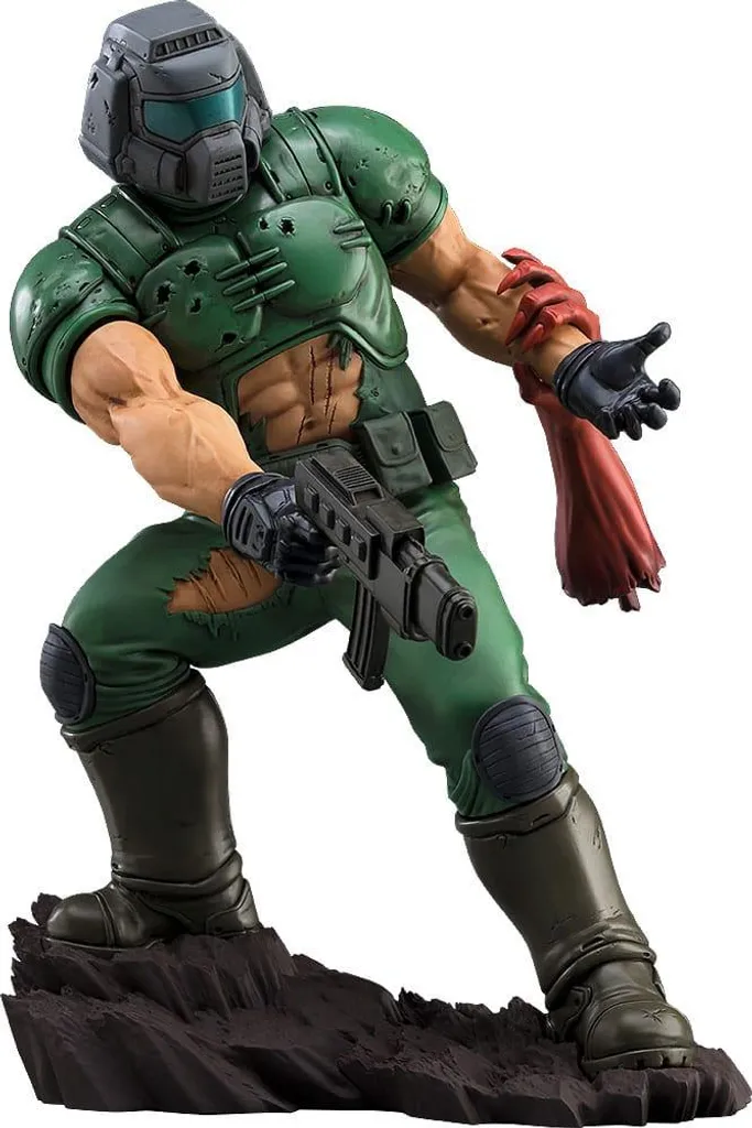 Figurine Doom Marine 17 cm en PVC durable qui ne prend pas de place