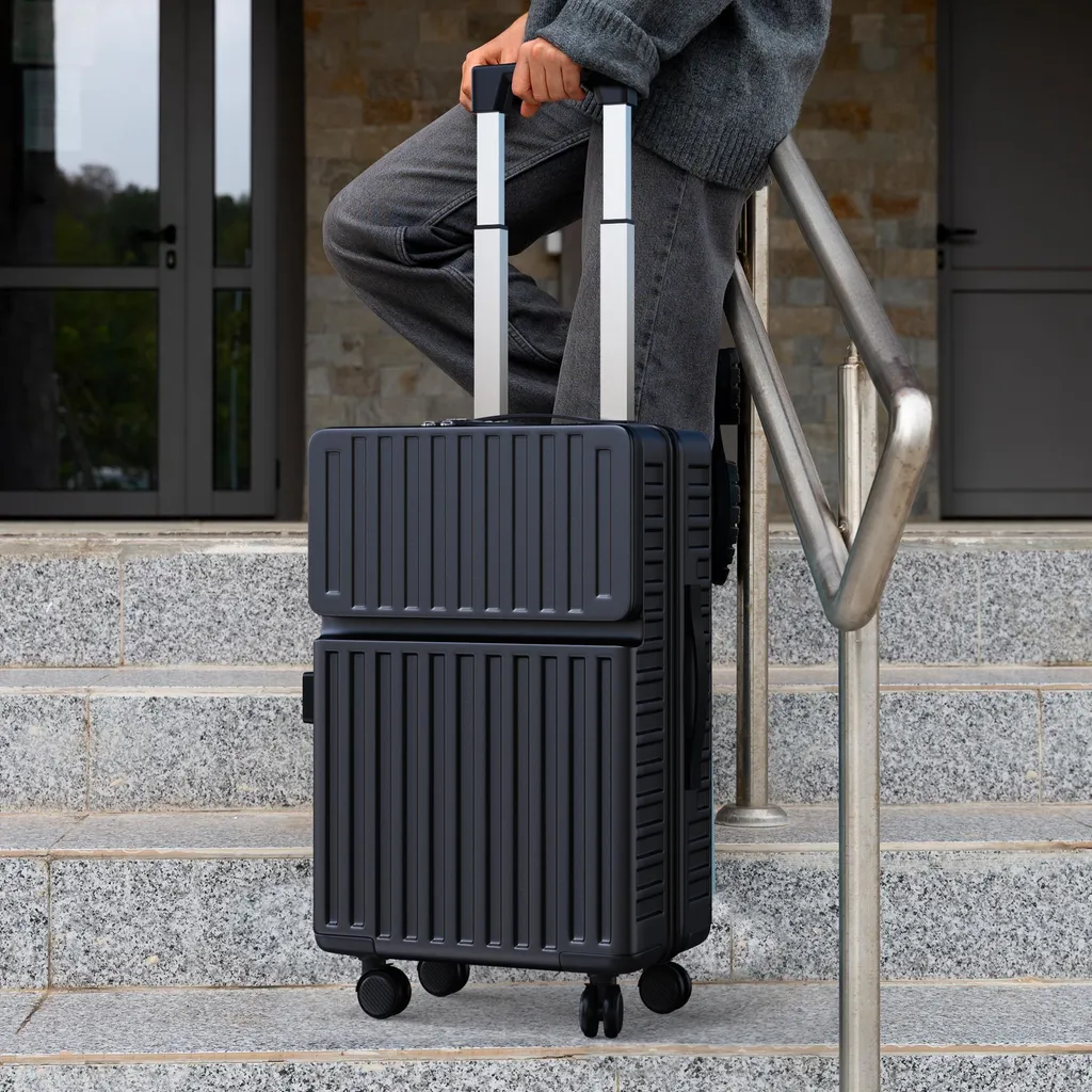 Miglior Rapporto Qualità/Prezzo: Set 2 Valigie ABS Nero TSA + Ruote