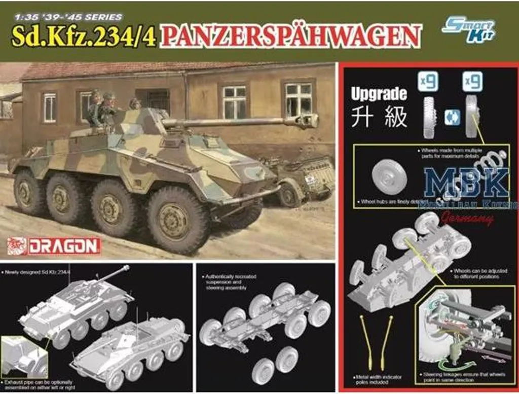 Réplique SD.KFZ.234/4 Dragon 6772 1:35 : Haute Fidélité Historique