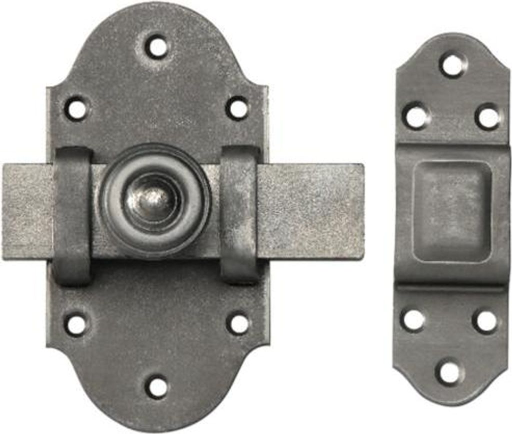 Riegel MERMIER 60 mm mit Schließblech - 410601