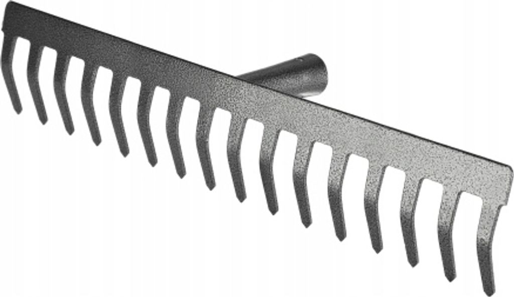 Râteau de jardin métallique 16 dents 38 cm Image du produit 
