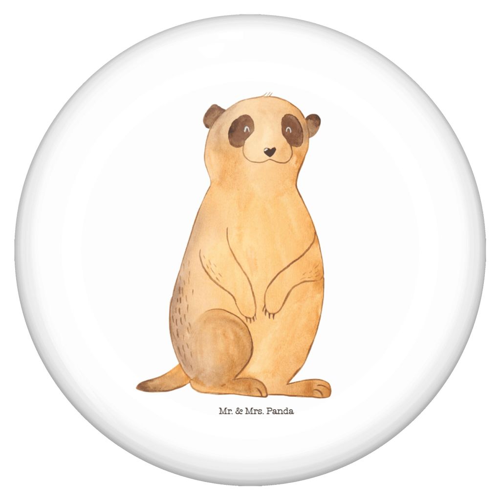 Mr. & Mrs. Panda Pin Erdmännchen - Weiß - Geschenk, Anstecker, Roadtrip, Reisen, Badge, Plakette, Spruch, Button, Afrika, Ansteck, Weltreise