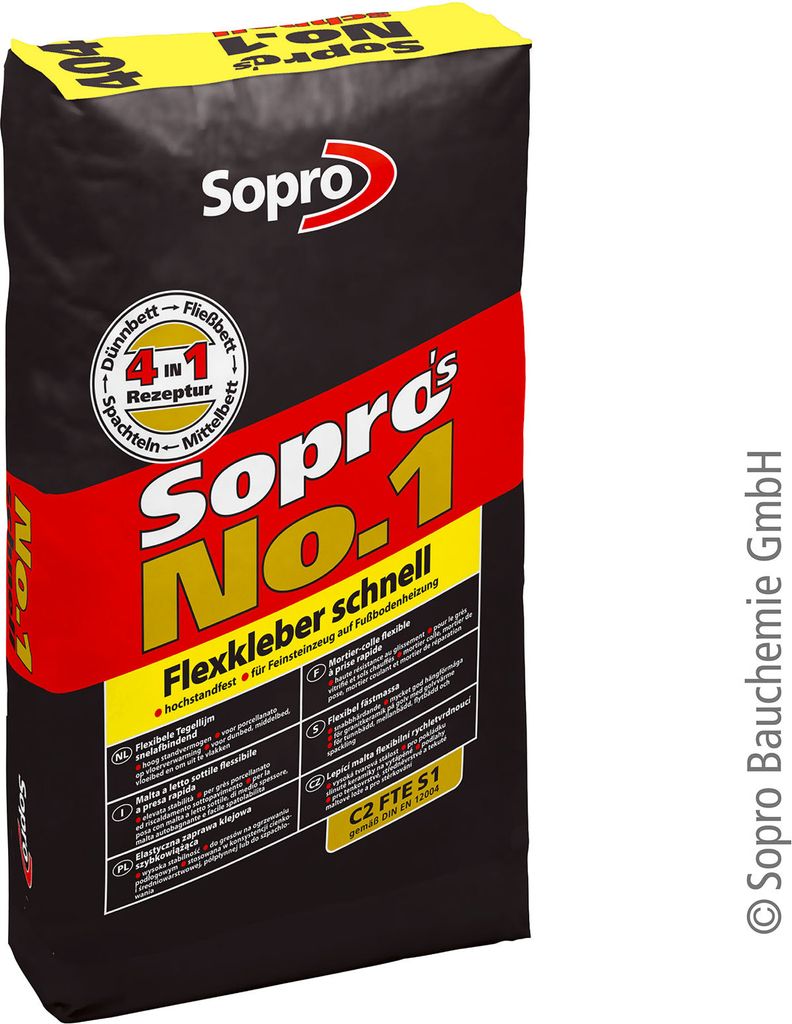Sopro No.1 404 Flexkleber schnell 25kg Produktbild 