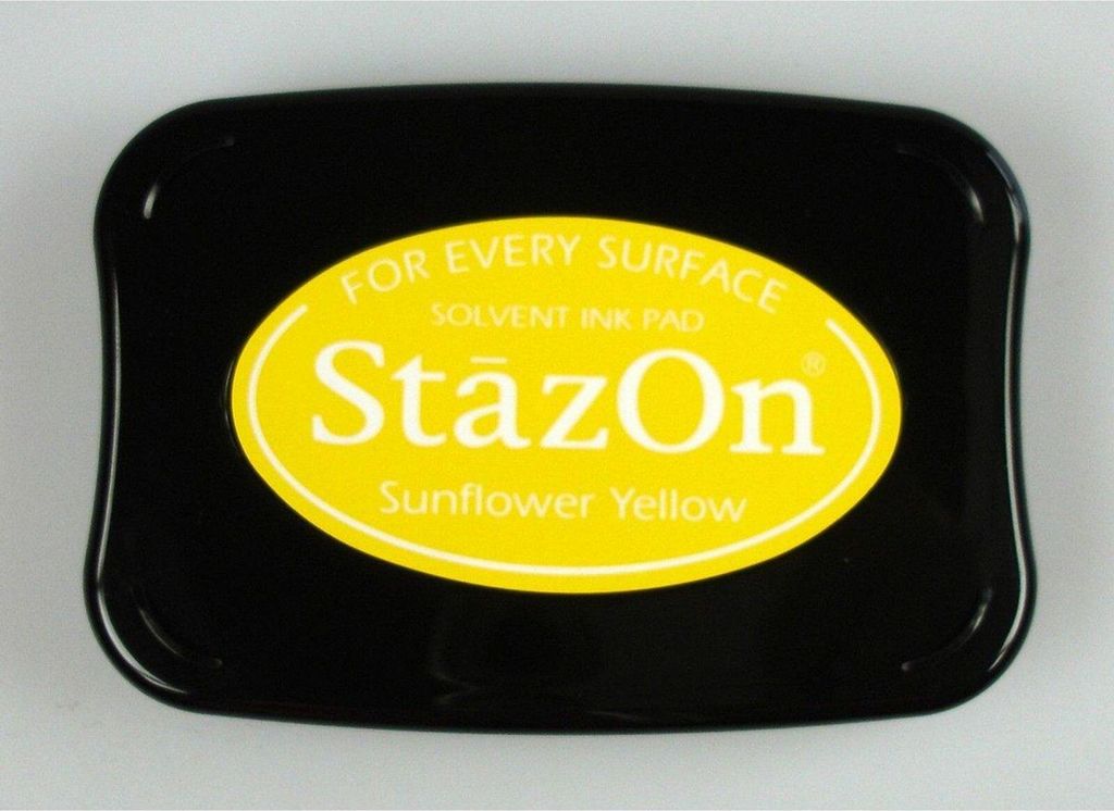 Tsukineko StazOn Stempelkissen Sunflower yellow