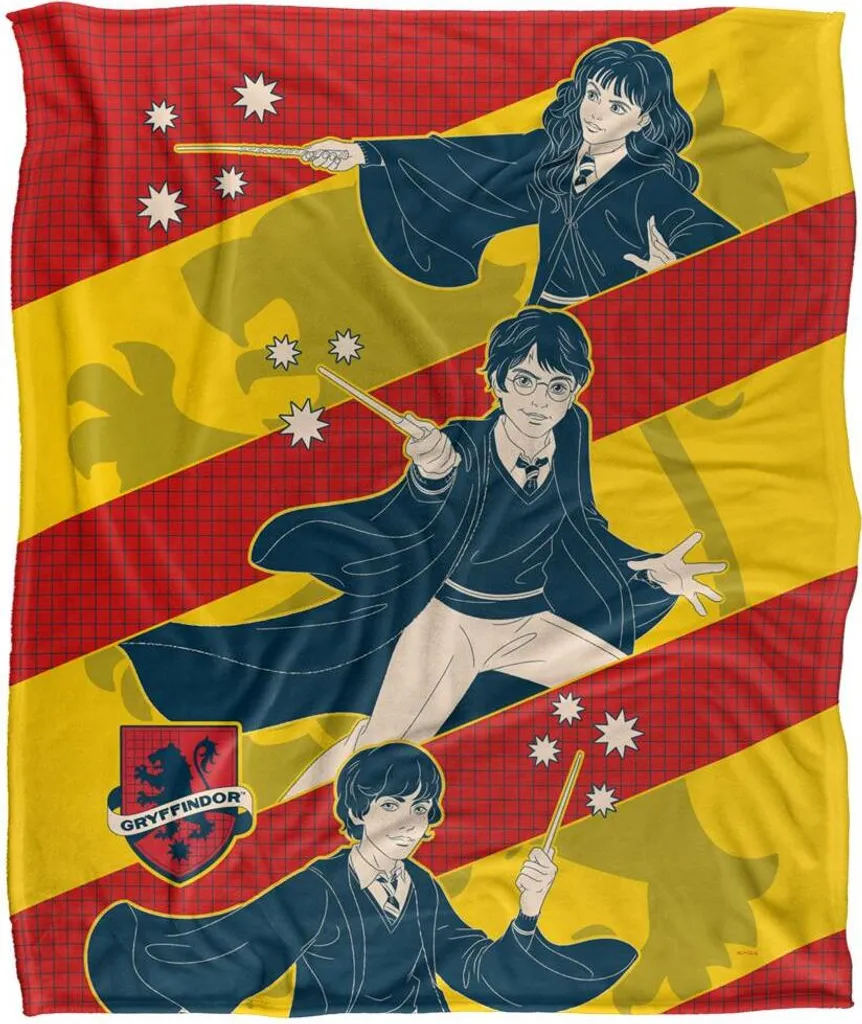 Couverture Harry Potter Colorée TV19012 en Microfibre Douce de Qualité