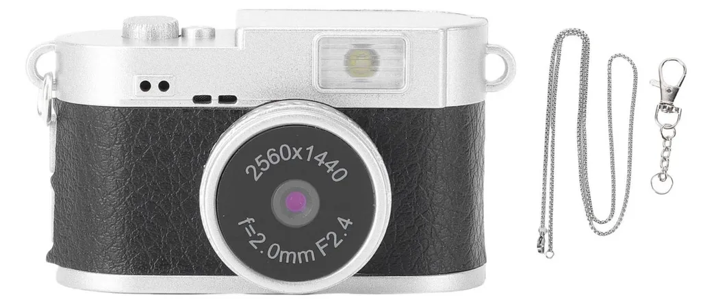 Petit appareil photo numérique 2K vintage pour voyage et vlog vidéo FHD