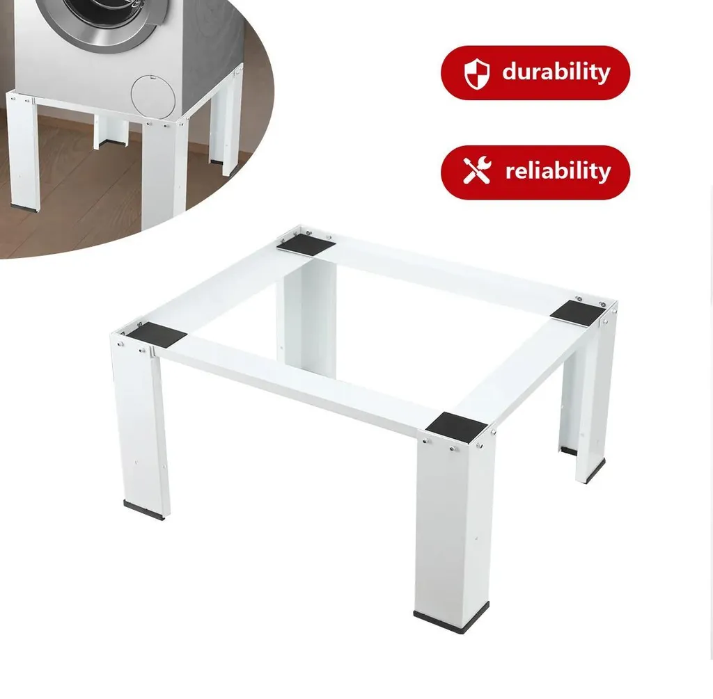 Support pour lave-linge réglable - Socle universel robuste avec fixation - 2