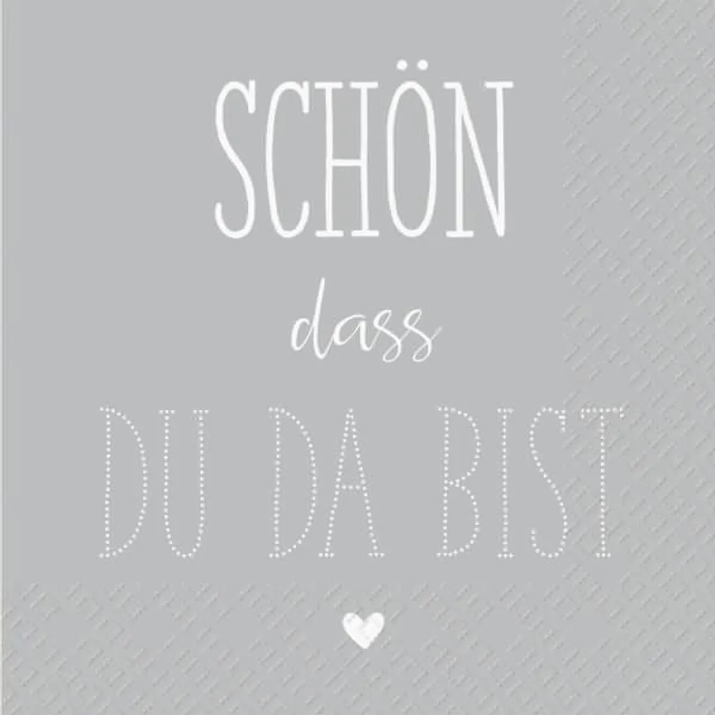 STEWO 2572648865 Serviettes Dahoma 33 x 33 cm Gris Élégance Table
