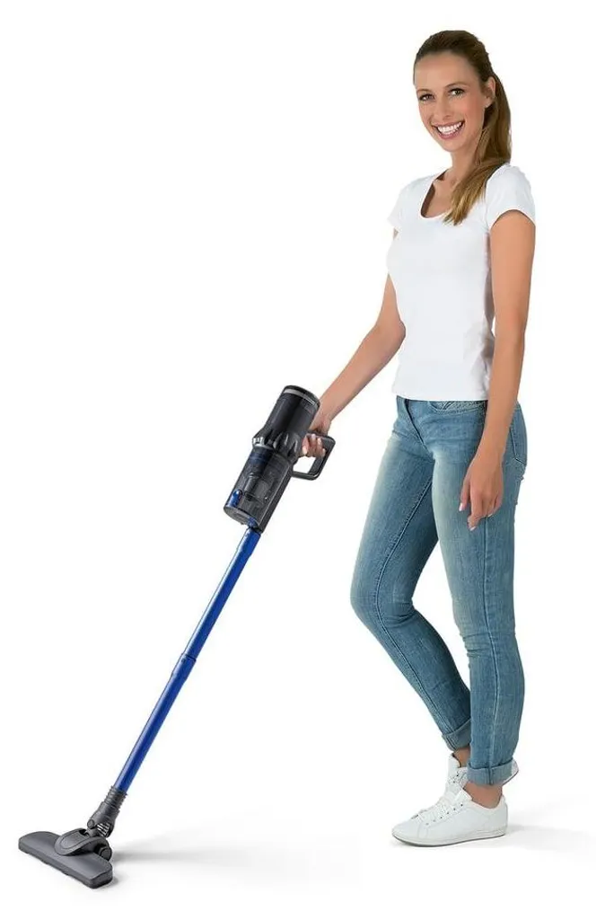 CLEANmaxx Draadloze hand- en vloerstofzuiger, flexibele en krachtige reiniging voor een rondom schoon huis, krachtig en eenvoudig in het gebruik dankzij verstelbare telescoopbuis