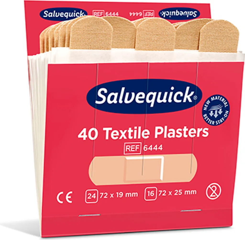 Pansements Salvequick recharge textile haute adhérence et respirants