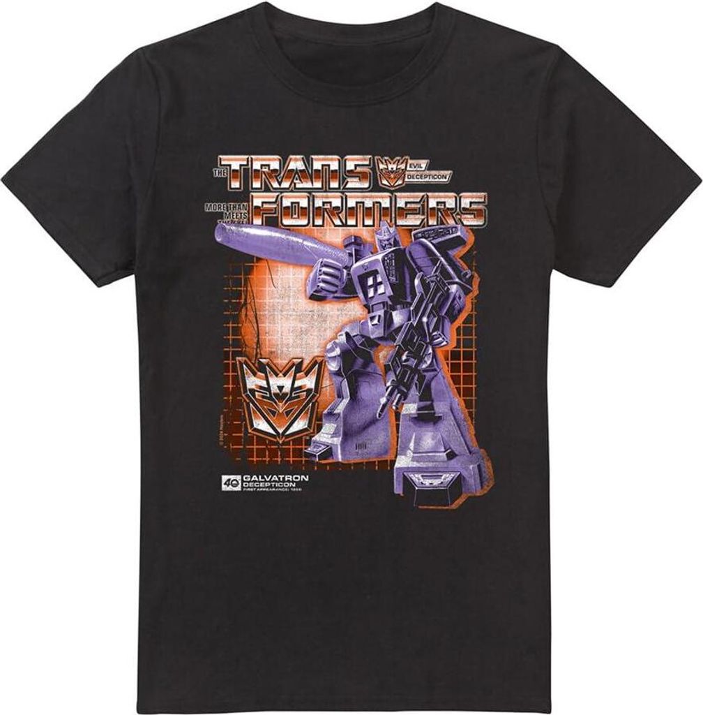 Transformers - T-Shirt für Herren - 40 TV5128 (4XL) (Schwarz)