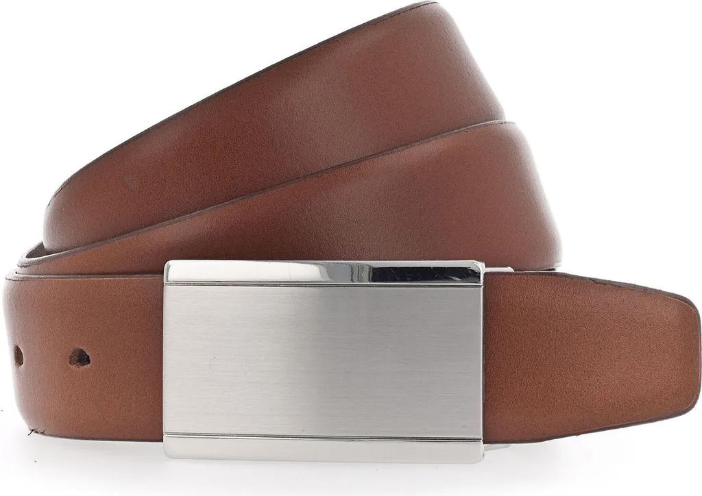 Vanzetti Cintura Business 35mm Pelle Marrone Chiaro - Qualità Tedesca