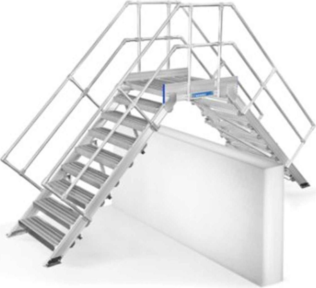 Mauderer Bavaria Aluminium Überstieg S 740mm Plattformlänge 1540mm lichte Höhe