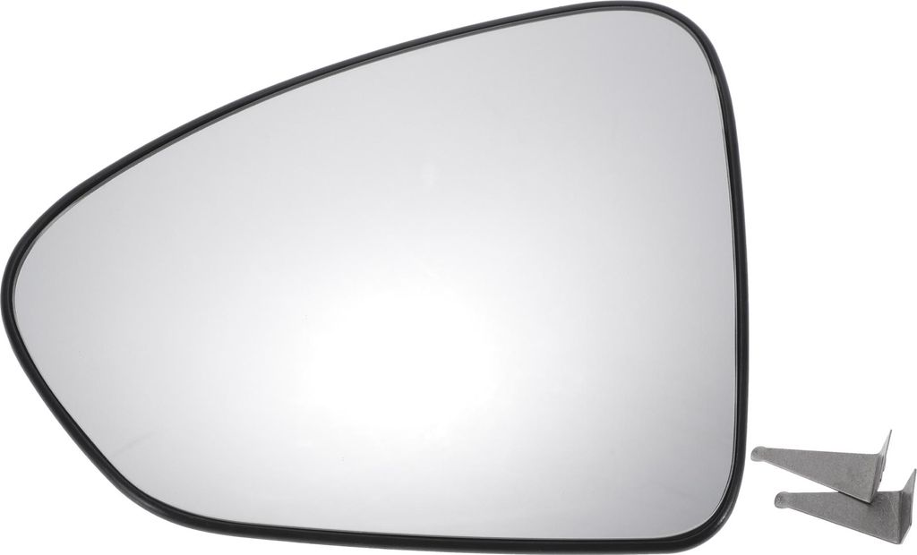 Auto-Rückspiegelglas-Ersatz links mit Rückenplatte konvex beheizt weißes Glas für Fiat Tipo 2015-2020.