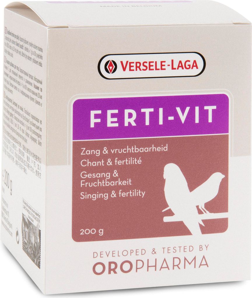 Versele Laga Oropharma Ferti-vit für Vögel - 200g Fruchtbarkeits- und Gesangsoptimierer