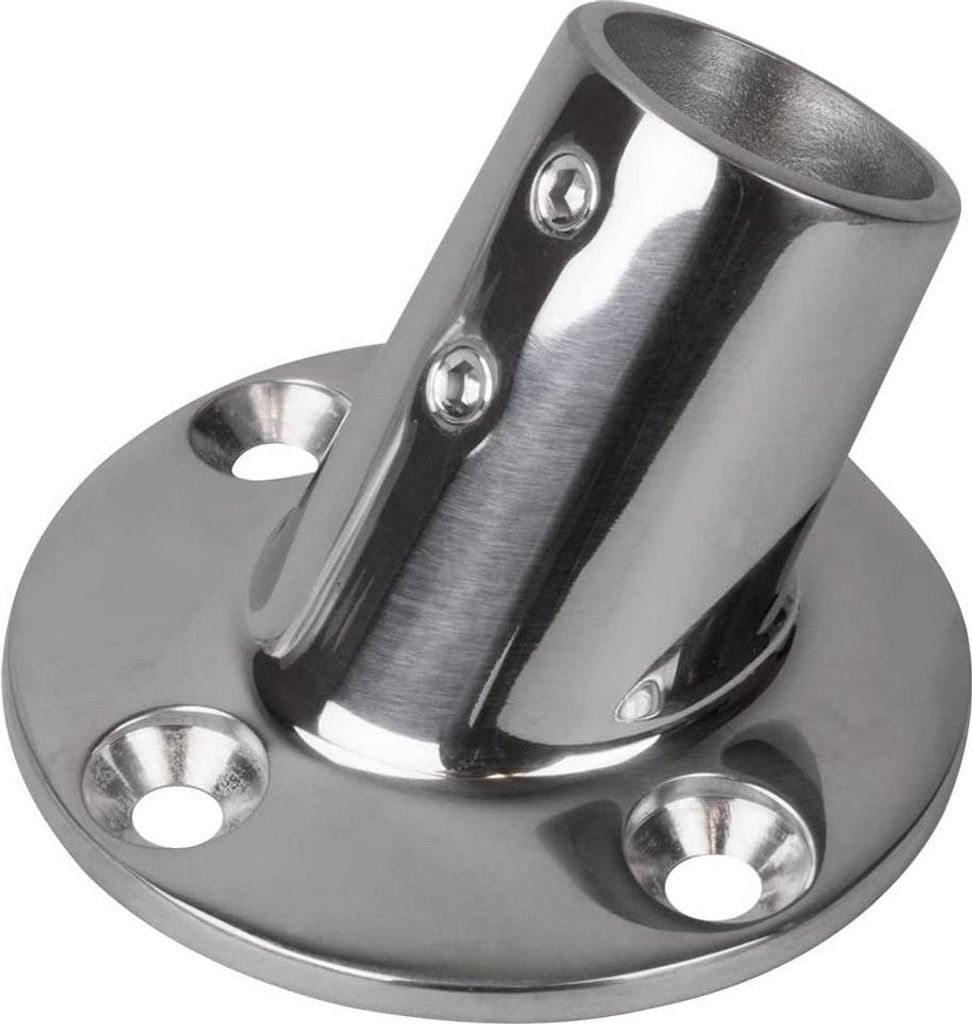 Sea-dog Line 60o Runde Schienenfüße Silber 7/8 ́ ́ Silber 7/8 ́ ́