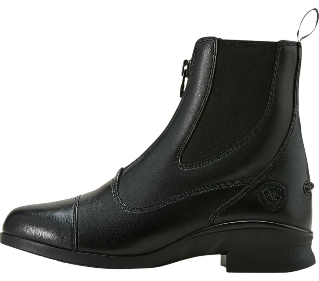 Bottines d'équitation Heritage Zip Ariat en Cuir Noir pour Cavalière