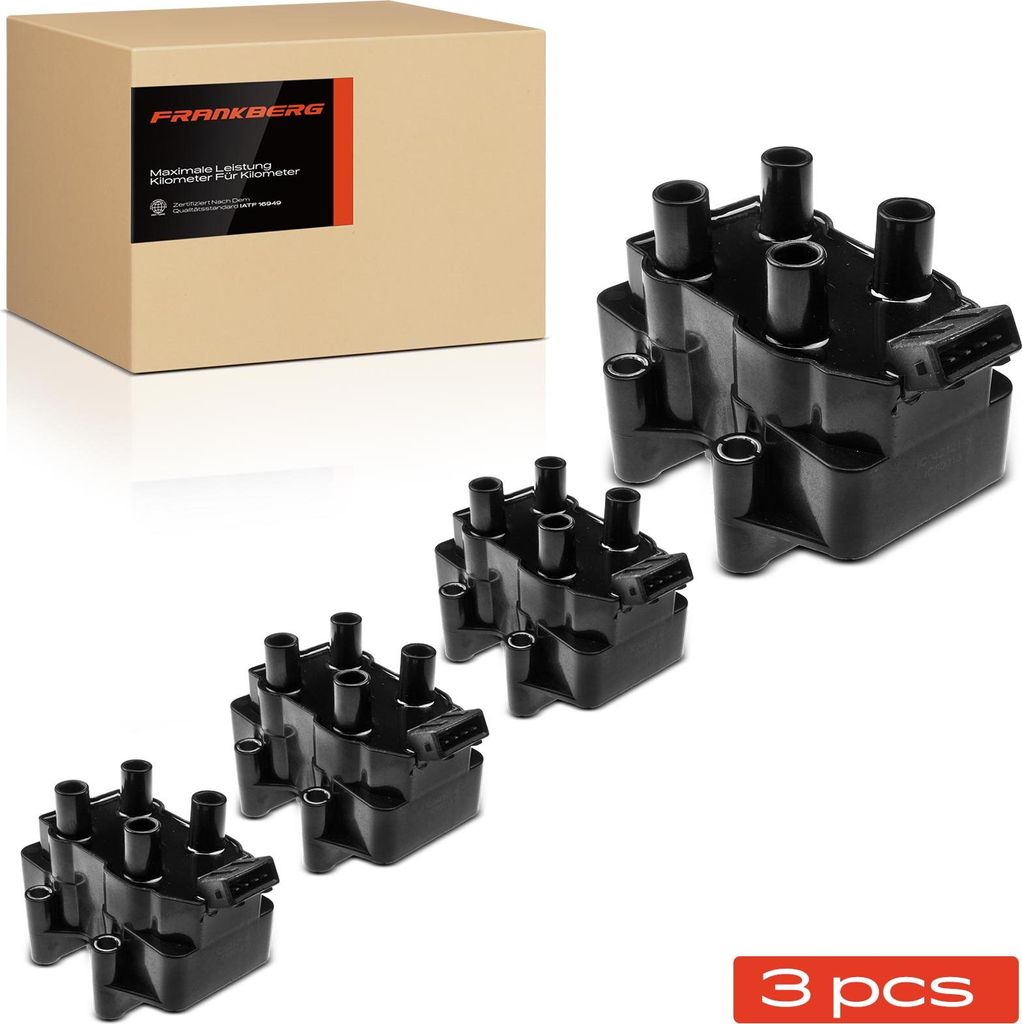Frankberg 4x Zündmodul Zündspule für Citroën AX ZX Break Peugeot 106 I II 205 Cabriolet 306 Schrägheck