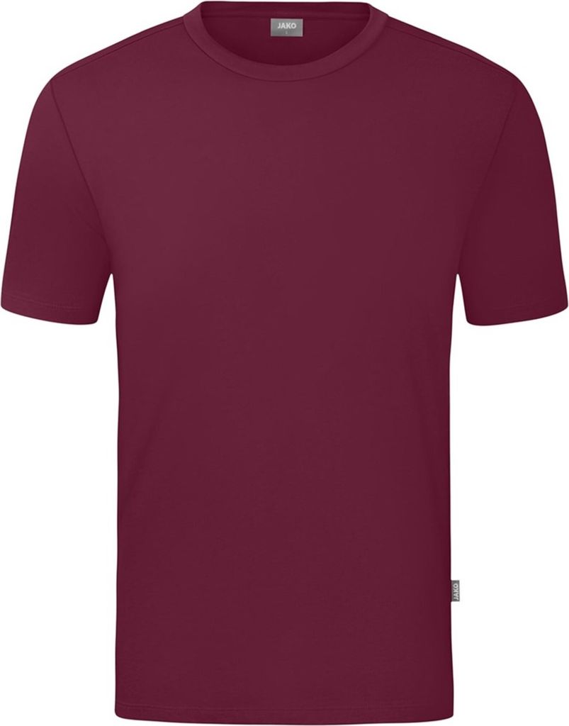 JAKO Uni T-Shirt Organic, Farbe:maroon, Größe:M