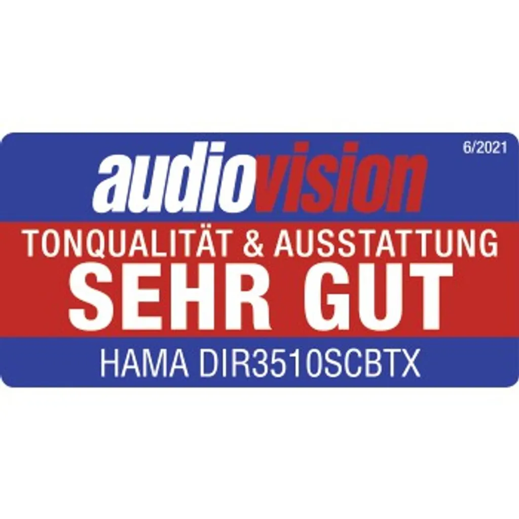 Radio Internet Hama sans Interférences avec Lecteur CD et Bluetooth 40W